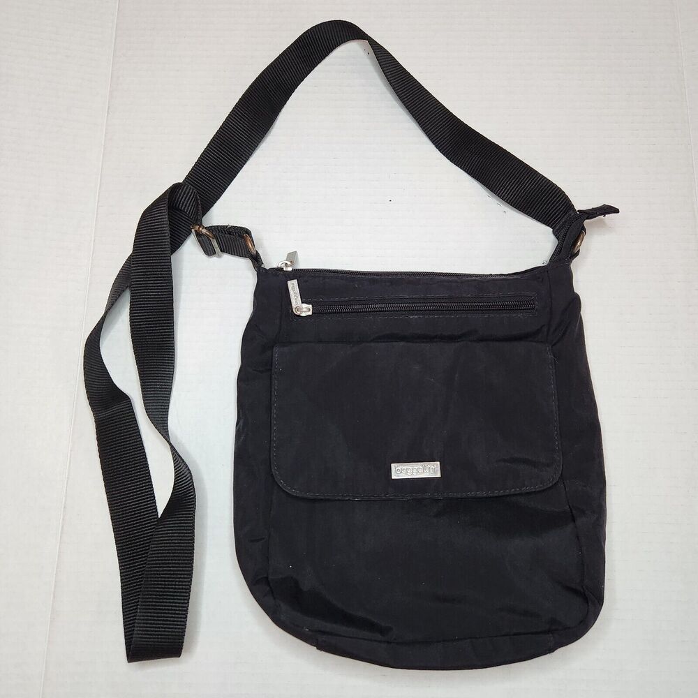 Baggallini Black Crossbody Handbag Purse Bag Traveler
